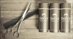 Gofybr 84g Hair Thickening Fibres Instant Results - 180 day supply